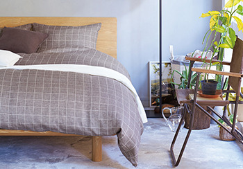 2016年床上用品与家装设计日式极简风之“格条纹”